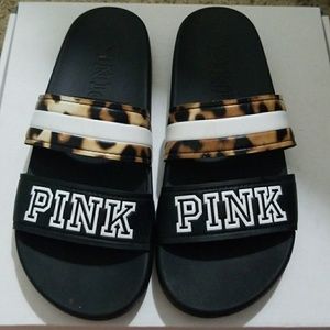 Pink slides/sandals